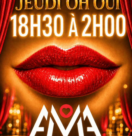 Jeudi Oh Ouiii 18h30 à 2h00