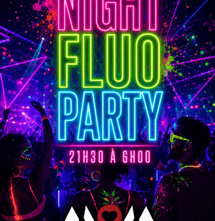 Soirée Fluo 21h30 à 6h00