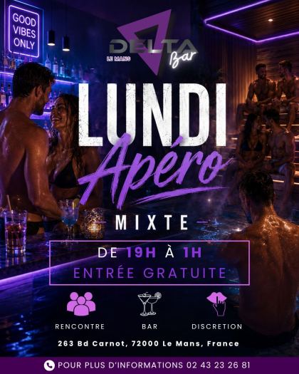Lundi Bar Libertin 19H – 1H