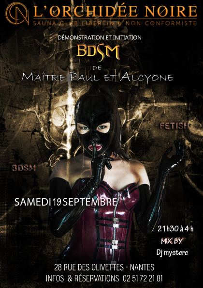 Soirée BDSM – Démonstration & initiation #DRESSCODE #DRESSCODE