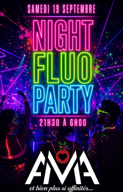 Soirée Fluo 21h30 à 6h00
