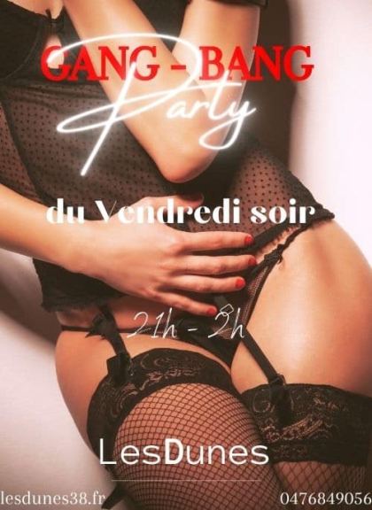 ven 25/09 2026 21:00 SOIREE GANG BANG